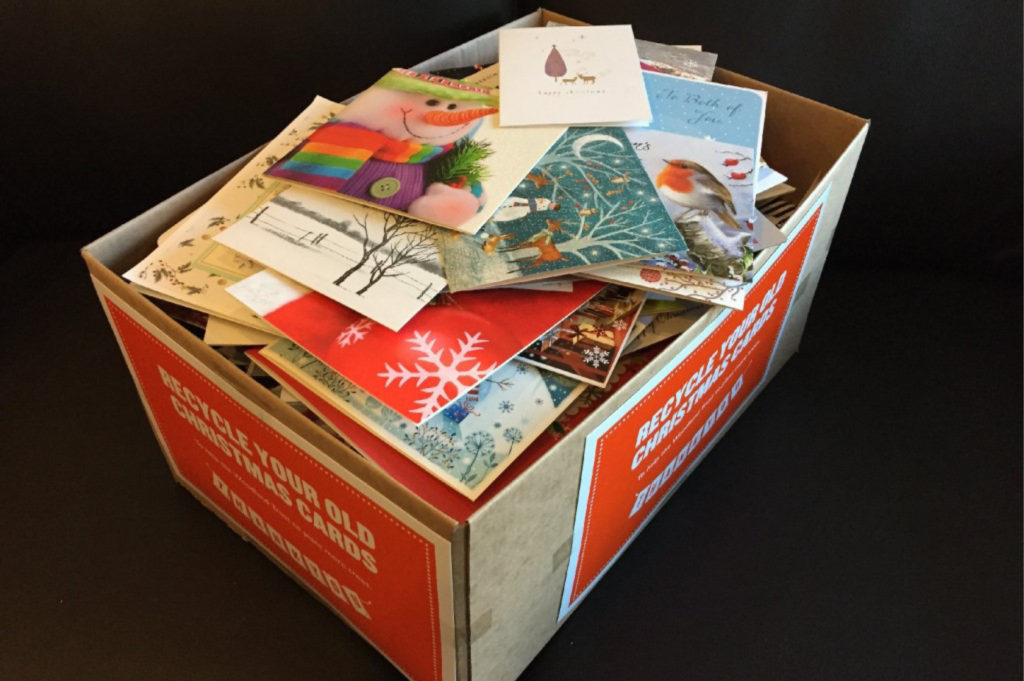 Impress Recycling our Unwanted Christmas Cards