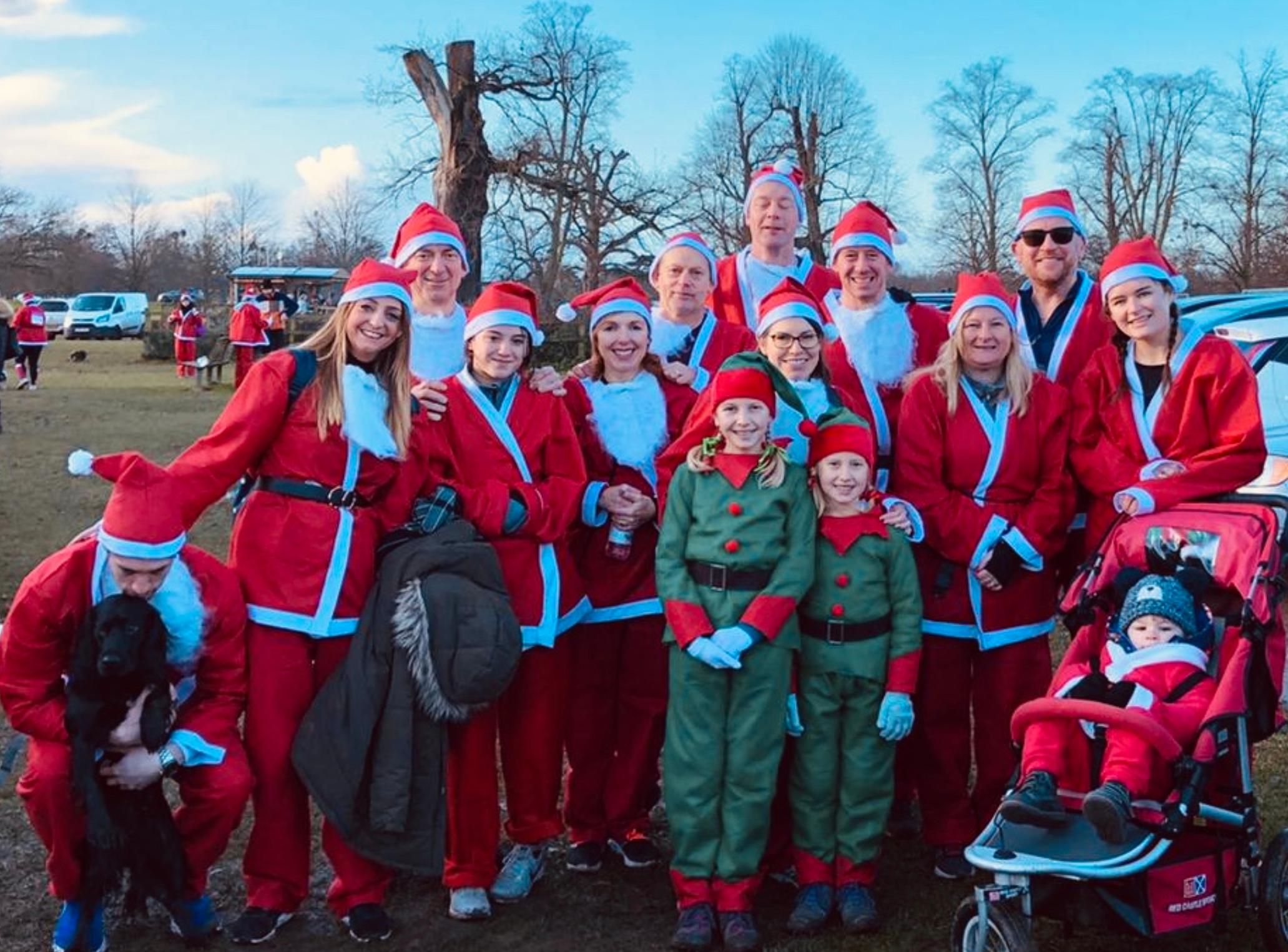 Impress Print Services at Santa Fun Run 2019