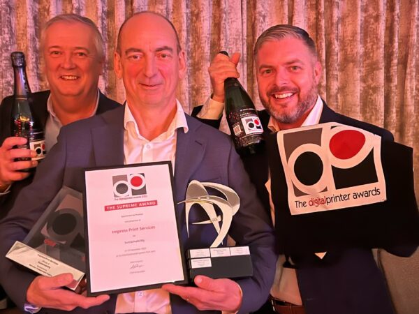 Digital Printer Awards 2023 Supreme Award Impress Print Services